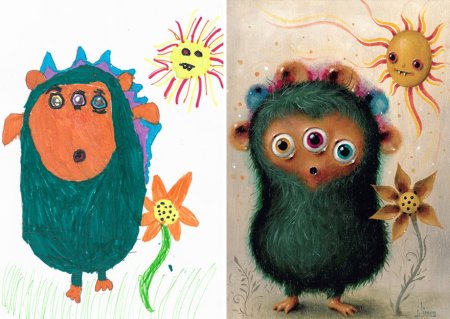 Смешные детские рисунки