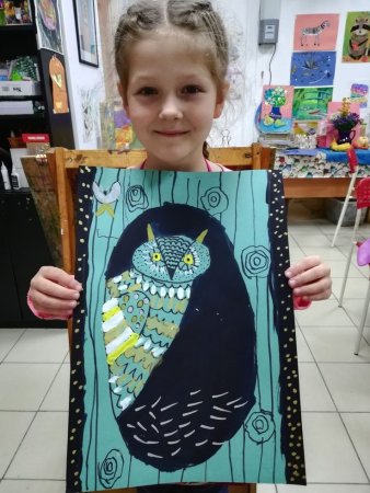 Рисование детям изостудия Просвещения 62