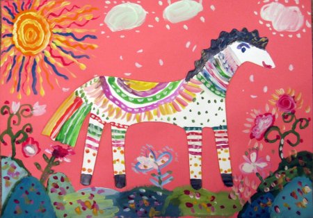 Декоративное рисование для детей