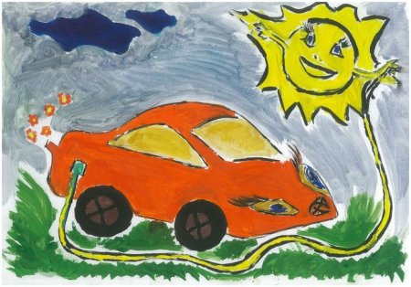 Машина будущего рисунок