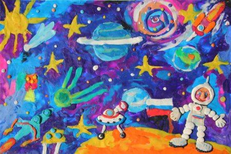 Рисунок на космическую тему
