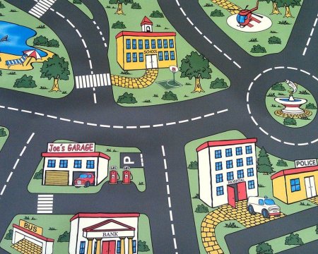 Линолеум бытовой, IVC, коллекция Bingo,«Traffic 50»