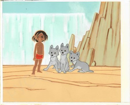 Иллюстрация к мультику Маугли