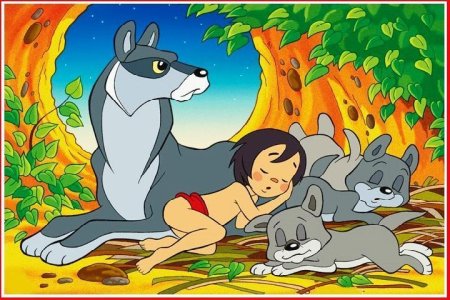 Степ пазл Маугли