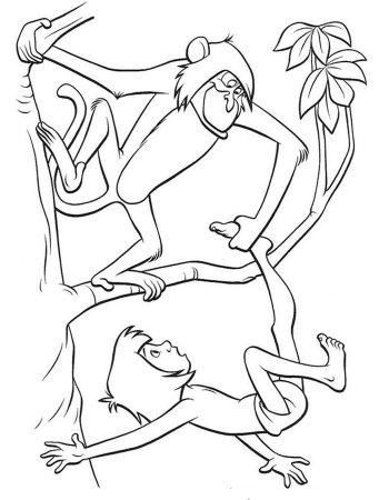 Киплинг Маугли обезьяны