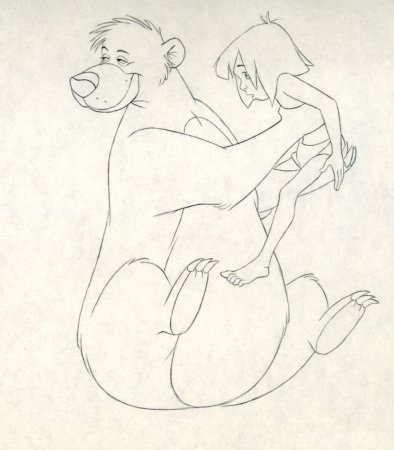 Маугли карандашом