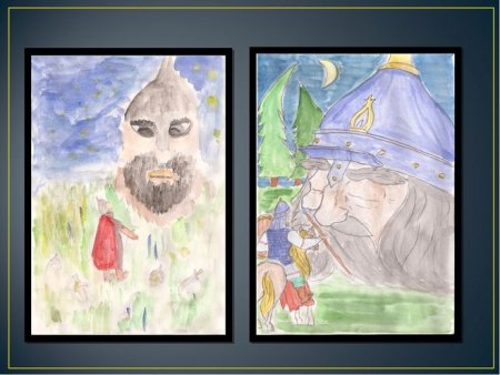 Рисунок к опере Руслан и Людмила