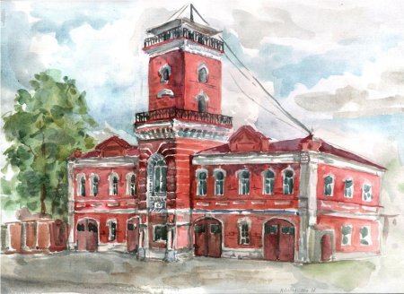 Зарисовка храма