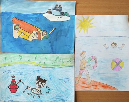 Рисунок на тему безопасность на воде