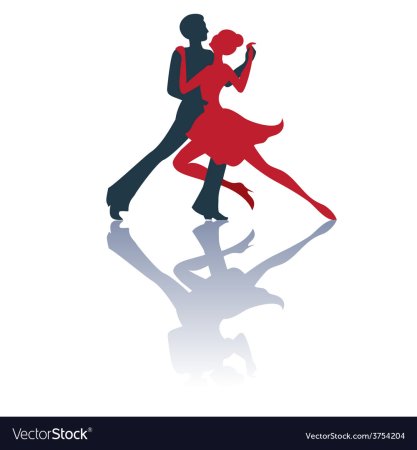 Детские бальные танцы силуэт