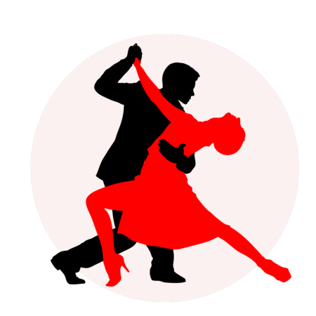 Спортивные бальные танцы вектор