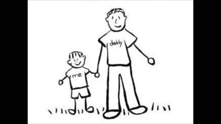 Самые легкие рисунки для папы