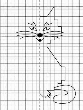 Симметричное рисование для детей