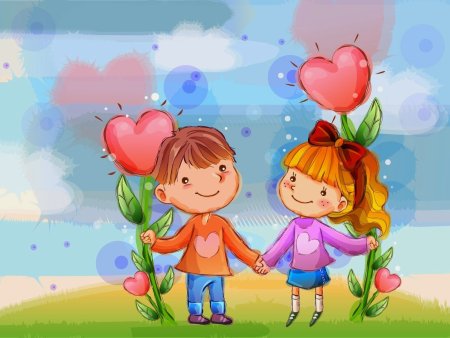 Изображение мальчика и девочки