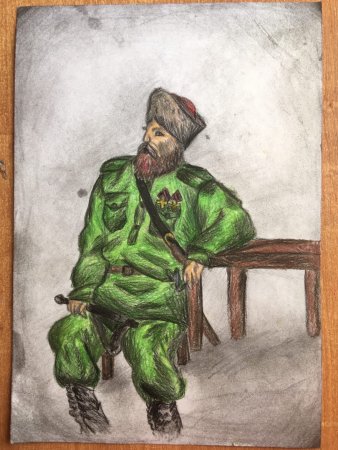 Казак рисунок
