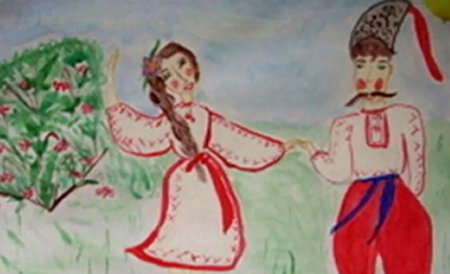 Рисунок на казачью тему