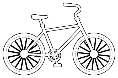 Рисунок велосипед мой друг