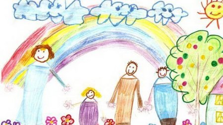 День семьи рисунки детей