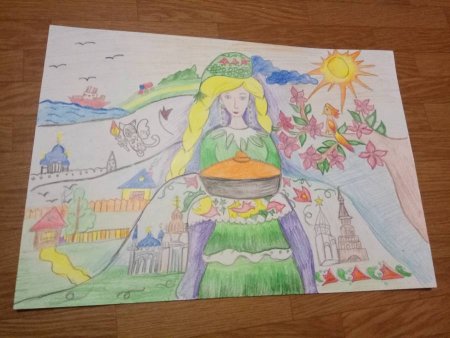 Татарстан рисунки детей