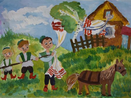 Родной край карандашом