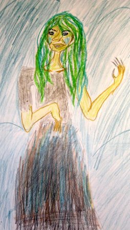 Кикимора Болотная рисунок