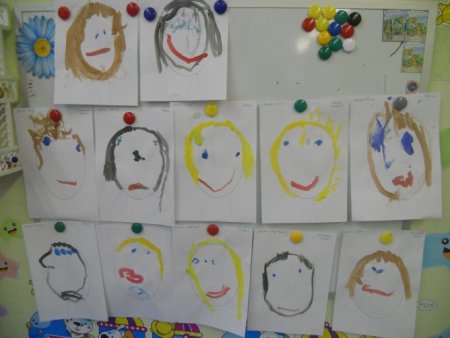 Рисование семья младшая группа