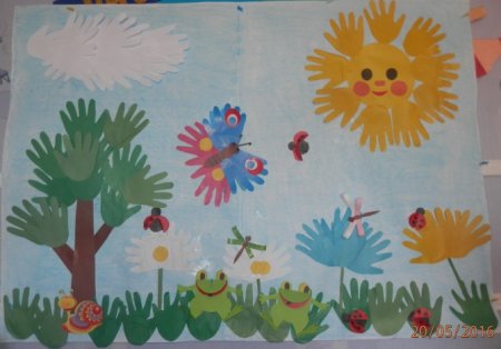 Коллективное рисование в детском саду