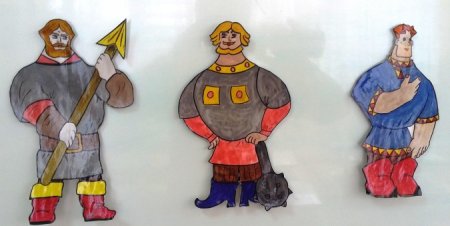 Рисунок на тему богатыри