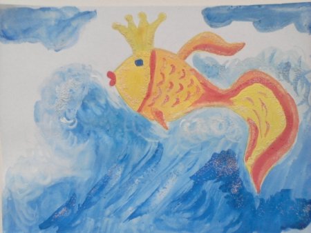 Плакат по сказкам Пушкина