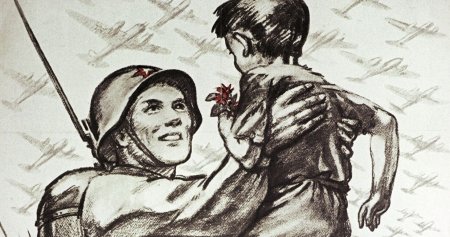 Солдат освободитель рисунок