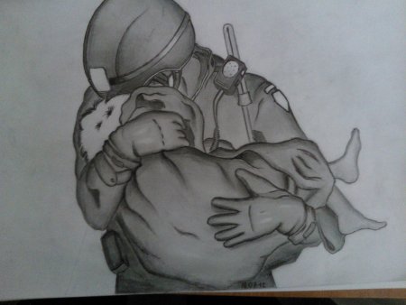 Война карандашом для срисовки