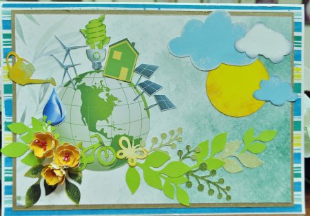 Аппликация на тему энергосбережение