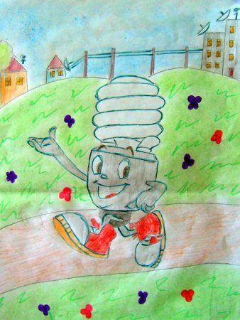 Детские рисунки на тему энергетики