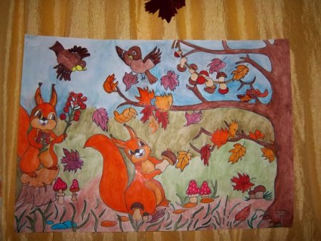 Рисование на тему праздник осени в детском саду