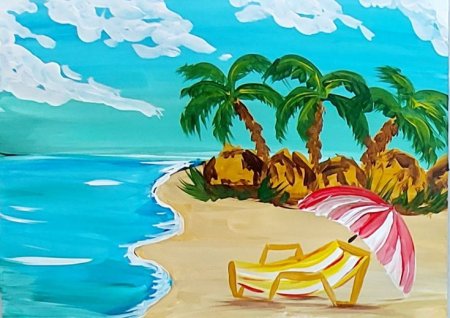 Рисунок лето для детей