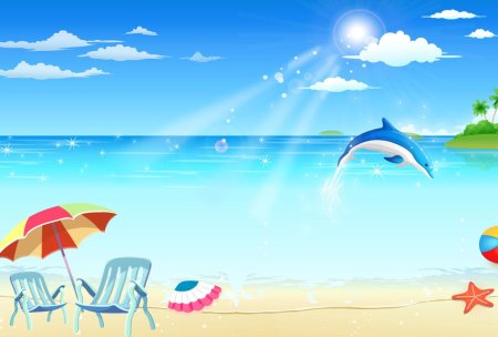 Идеи для рисования пляж