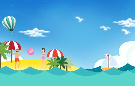 Пляж вектор