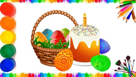 Рисунок на Пасху