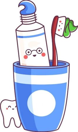 Зубная паста мультяшная