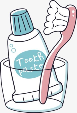 Зубная паста мультяшная