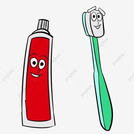 Рисование зубной пастой