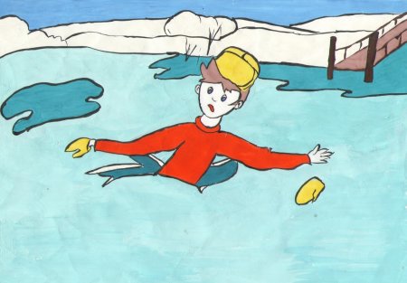Безопасность на воде рисунок
