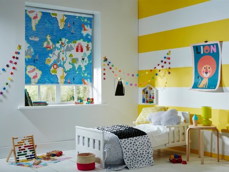 Рулонные шторы в детскую комнату
