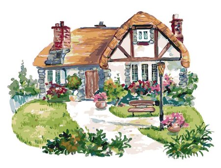 Домик в огороде для детей