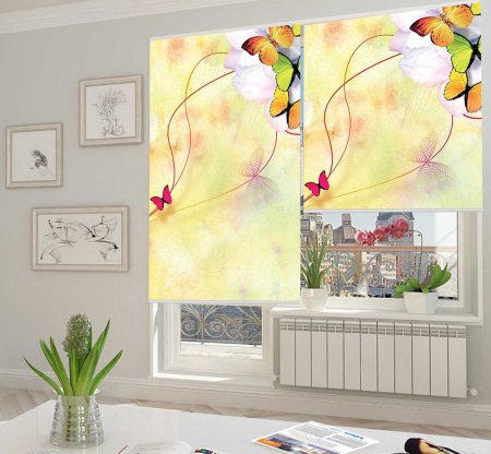 Жалюзи с фотопечатью на кухню