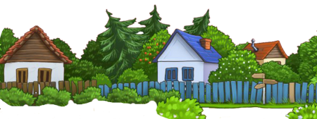 Домик на прозрачном фоне