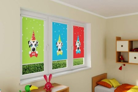 Рулонные шторы с буквами