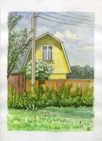 Раскраска. В огороде