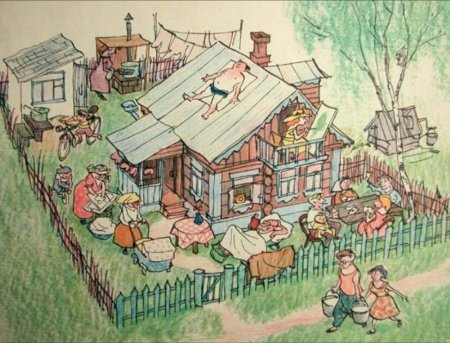 Дача рисунок