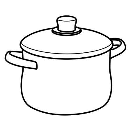 Кастрюля раскраска